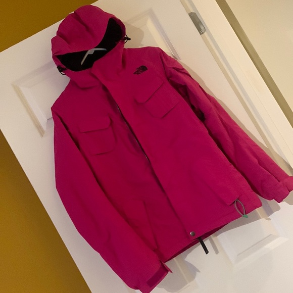 Almost new North Face Ski Jacket pink